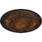 Ekena Millwork Jackson Ceiling Medallion (Fits Canopies up to 13 1/2"), Hand-Painted Rust, 32 3/4"OD x 2 1/2"P CM32JARUS - alternate 3